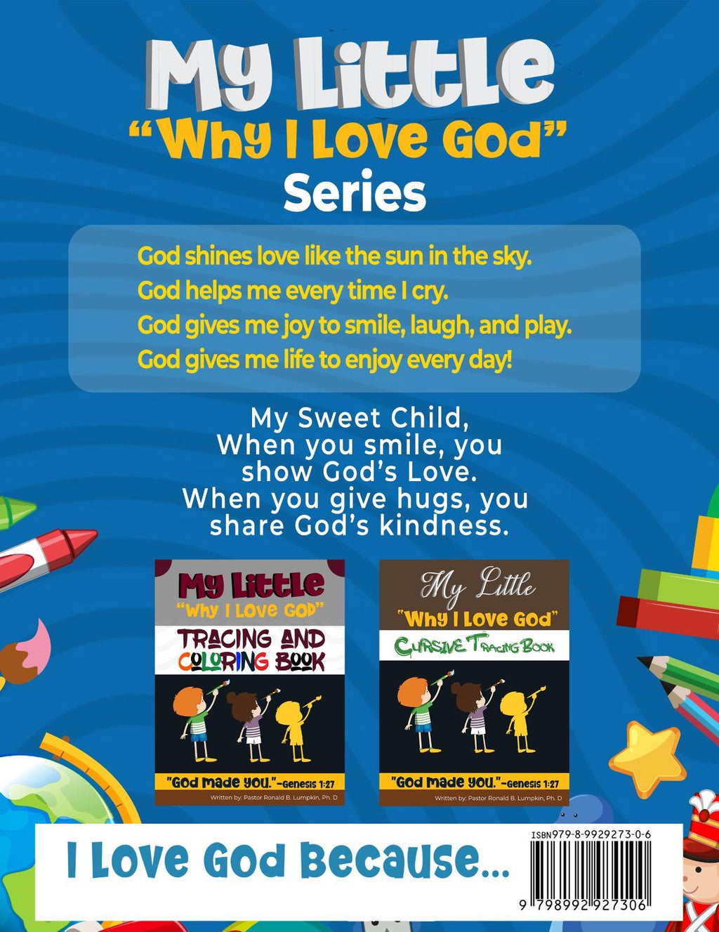 My Little Why I Love God Coloring Book