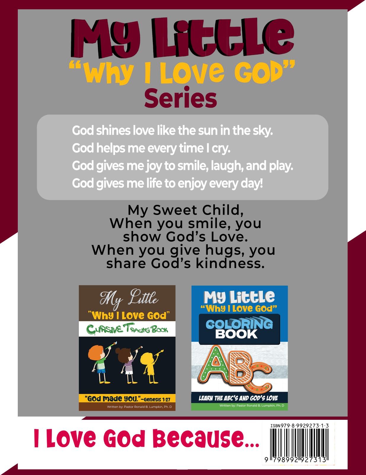 My Little Why I Love God – Tracing & Coloring Book